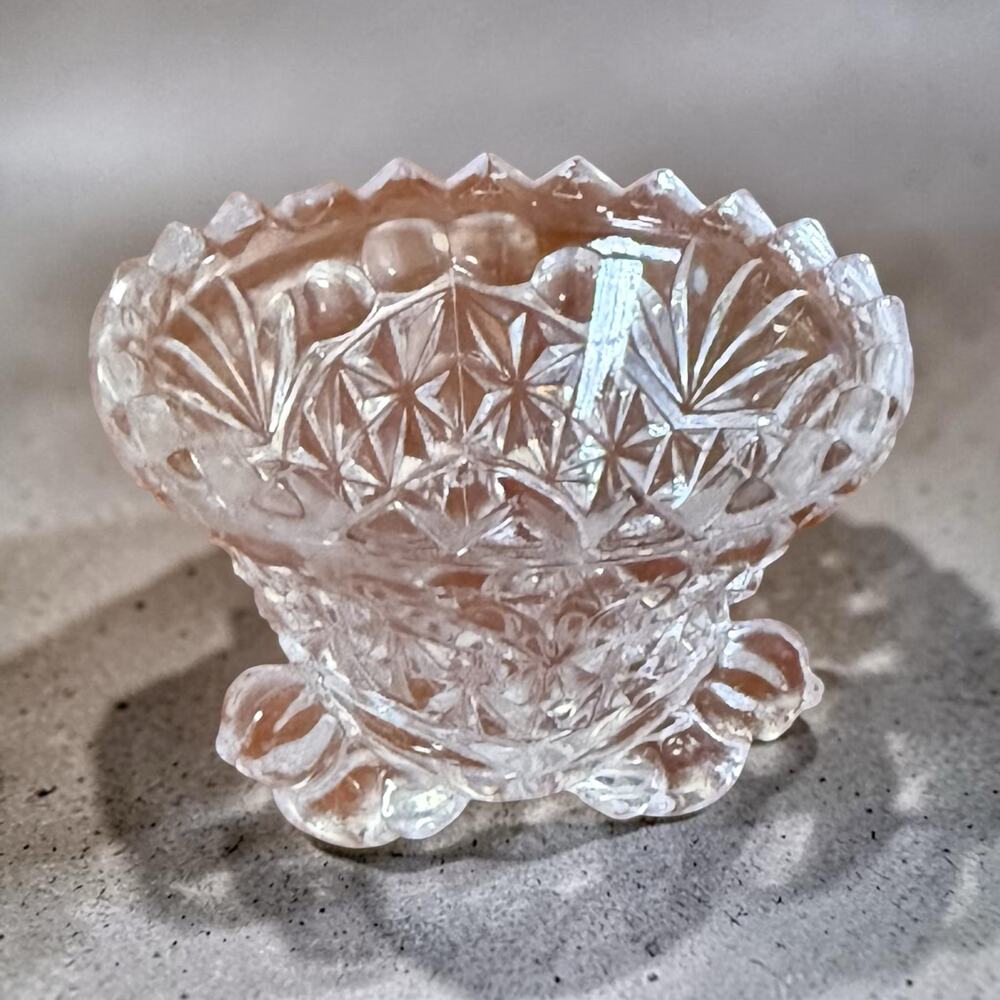 Hofbauer Byrdes Bird 3-Toed Footed Crystal Mini Bowl